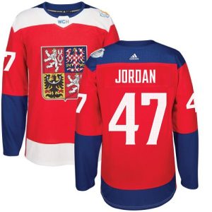 Herren Team Czech Republic #47 Michal Jordan Authentic Rot Auswärts 2016 World Cup